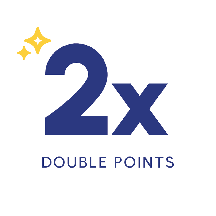 2x double points promotion